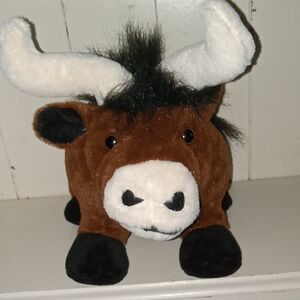 Plush Bull Toy piggy bank that moo's